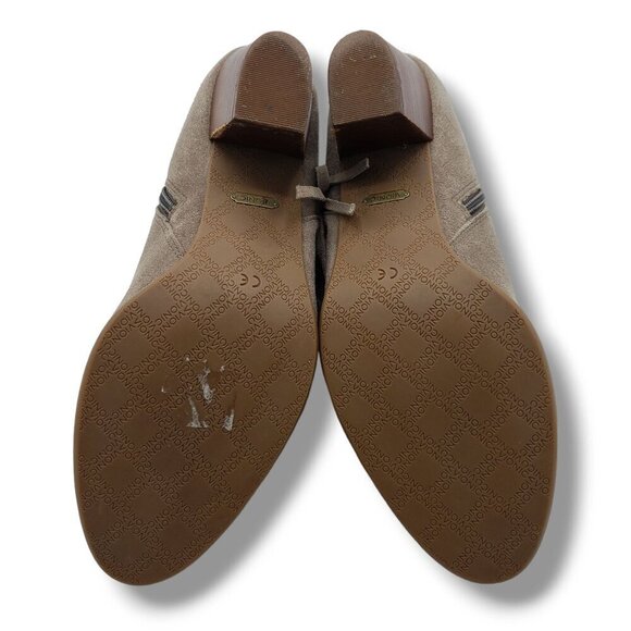 Vionic Faros Fringed Bootie Womens‎ 8.5 Brown Suede Ankle Zipper - Picture 8 of 9